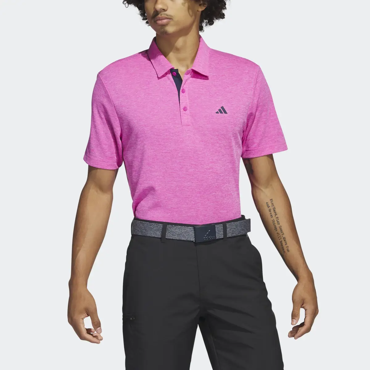 Adidas Drive Heather Polo Shirt. 1