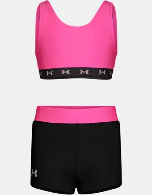 Toddler Girls' UA Swim Shorts Set