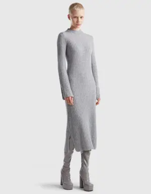 knit dress with slits