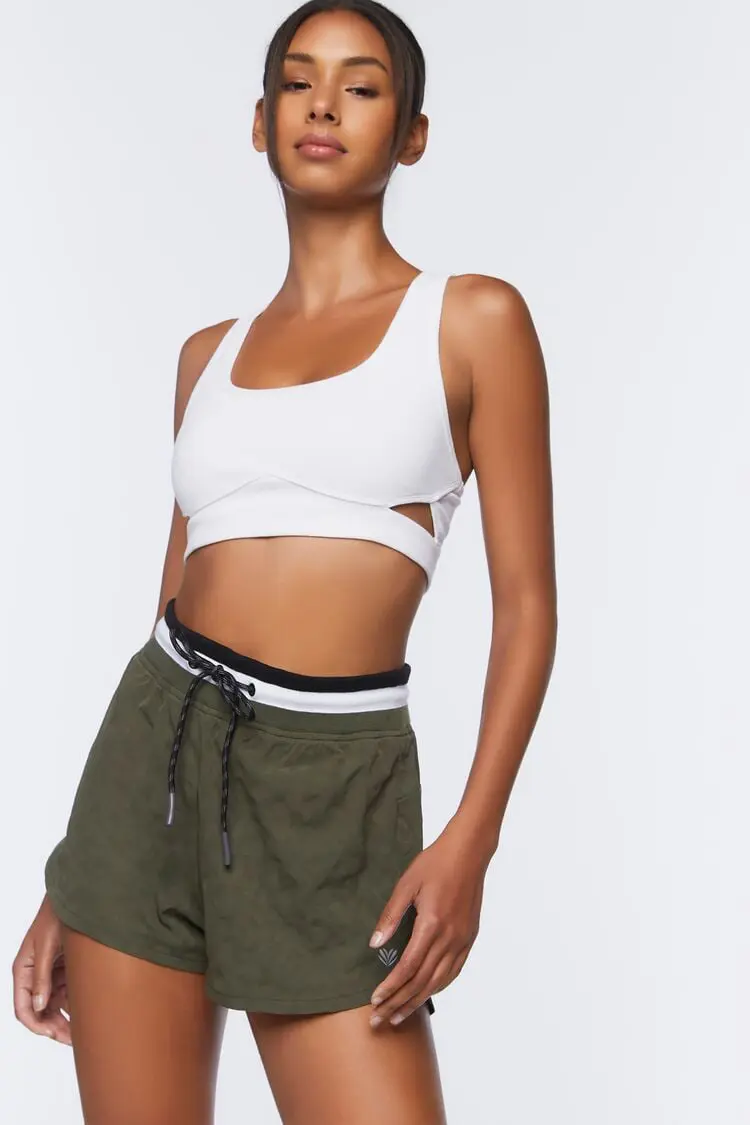 Forever 21 Forever 21 Active Drawstring Shorts Cypress 215462