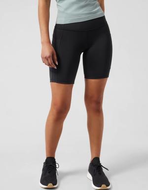 Athleta Ultimate Stash High Rise 7 Short black