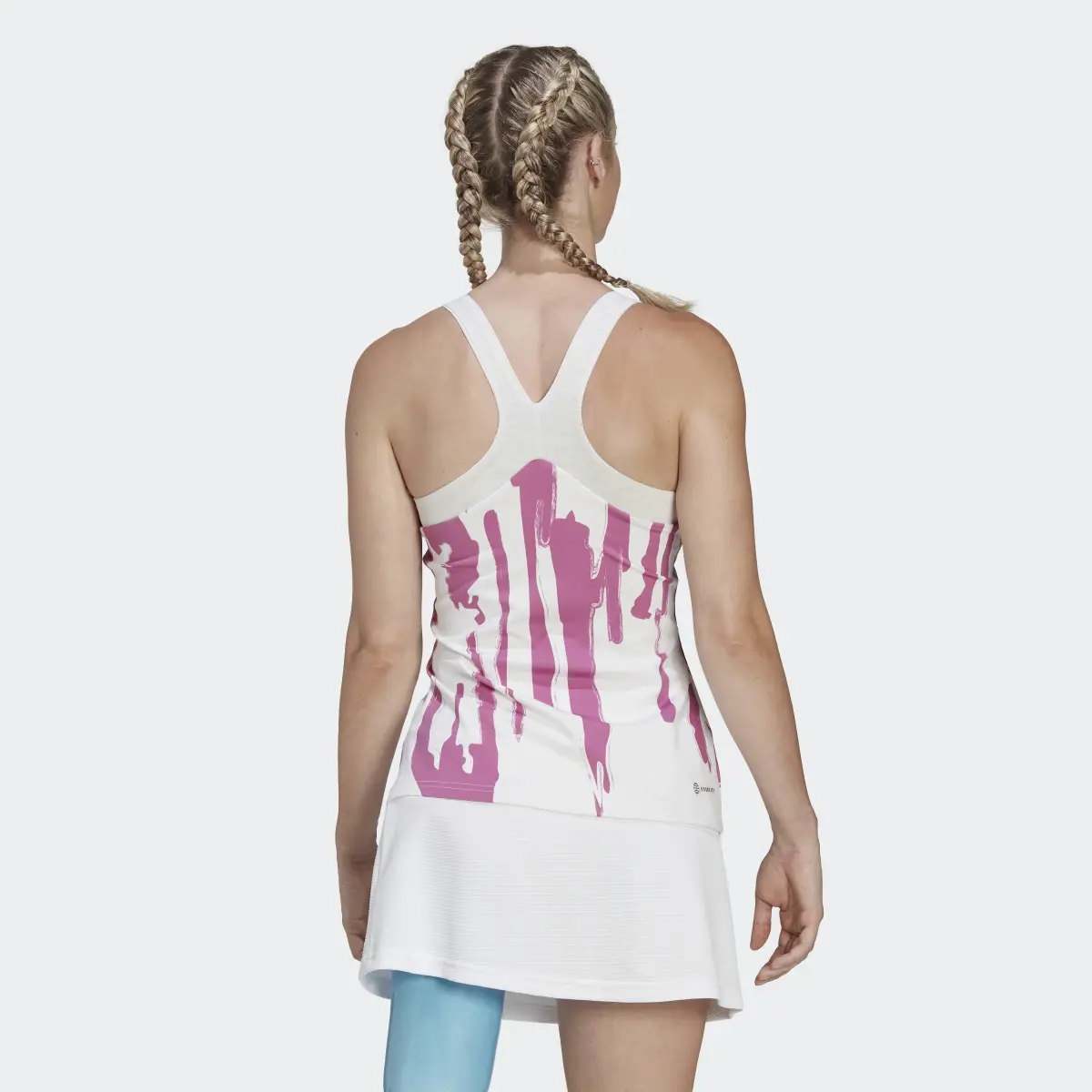 Adidas Thebe Magugu Tennis New York Y-Back Tanktop. 3