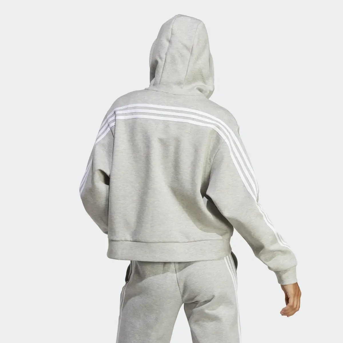 Adidas Future Icons 3-Stripes Full-Zip Hoodie. 3