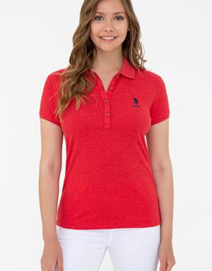 Kadın Kırmızı Basic T-Shirt