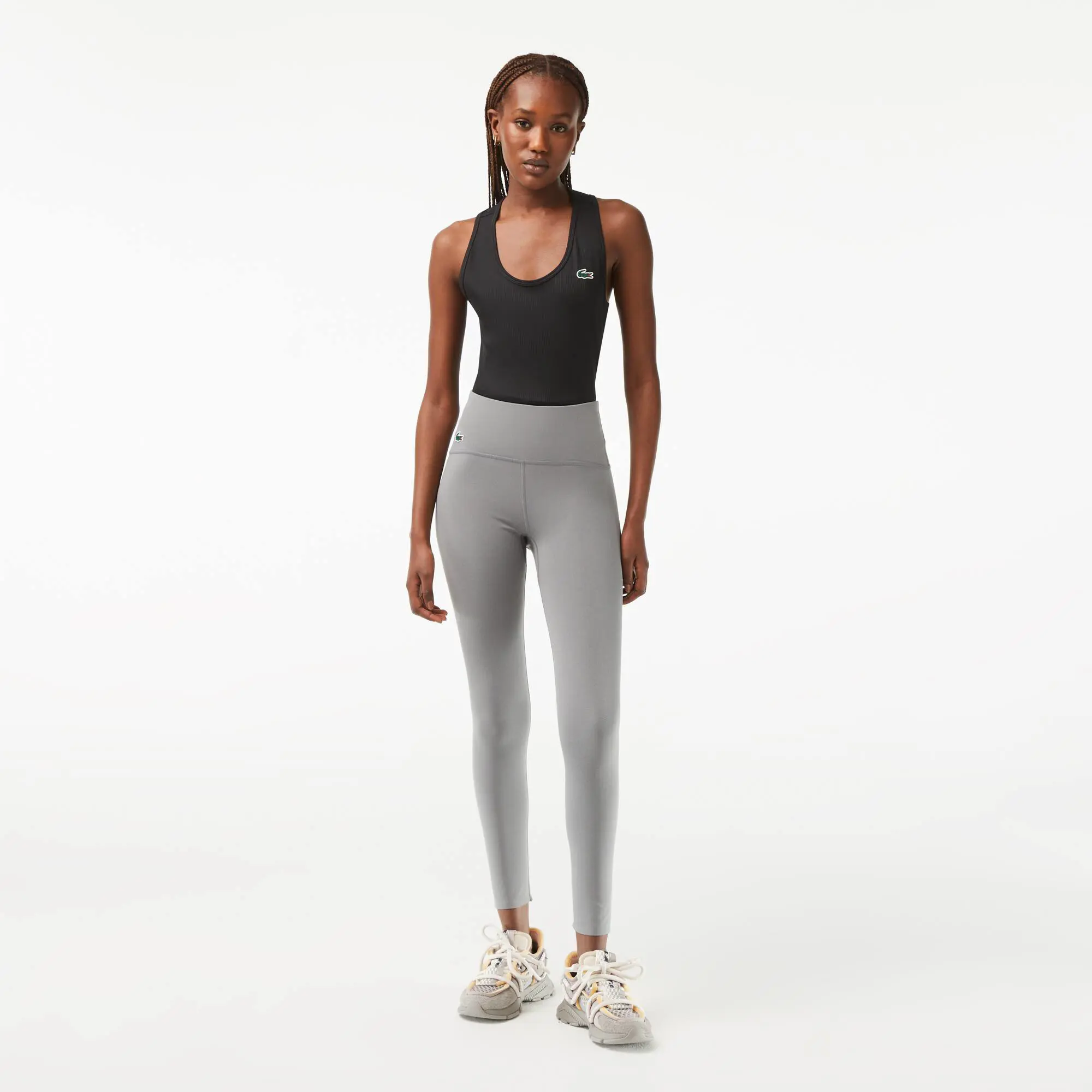 Lacoste Women’s Lacoste Sport Recycled Polyester Sculpting Leggings. 1