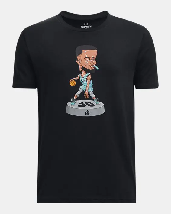 Under Armour Boys' Curry Bobblehead Short Sleeve. 1 Under Armour Boys' Curry Bobblehead Short Sleeve. 1