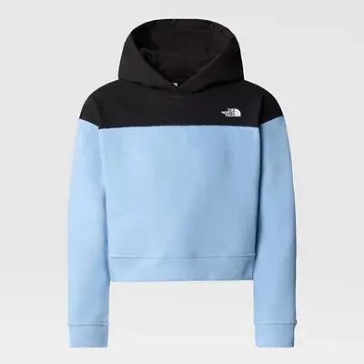 The North Face Girl&#39;s Drew Peak Cropped Hoodie. 1