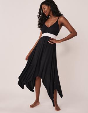 Thin Straps Asymmetric Dress