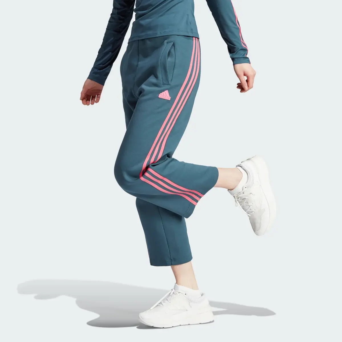 Adidas Future Icons 3-Stripes Tracksuit Bottoms. 1