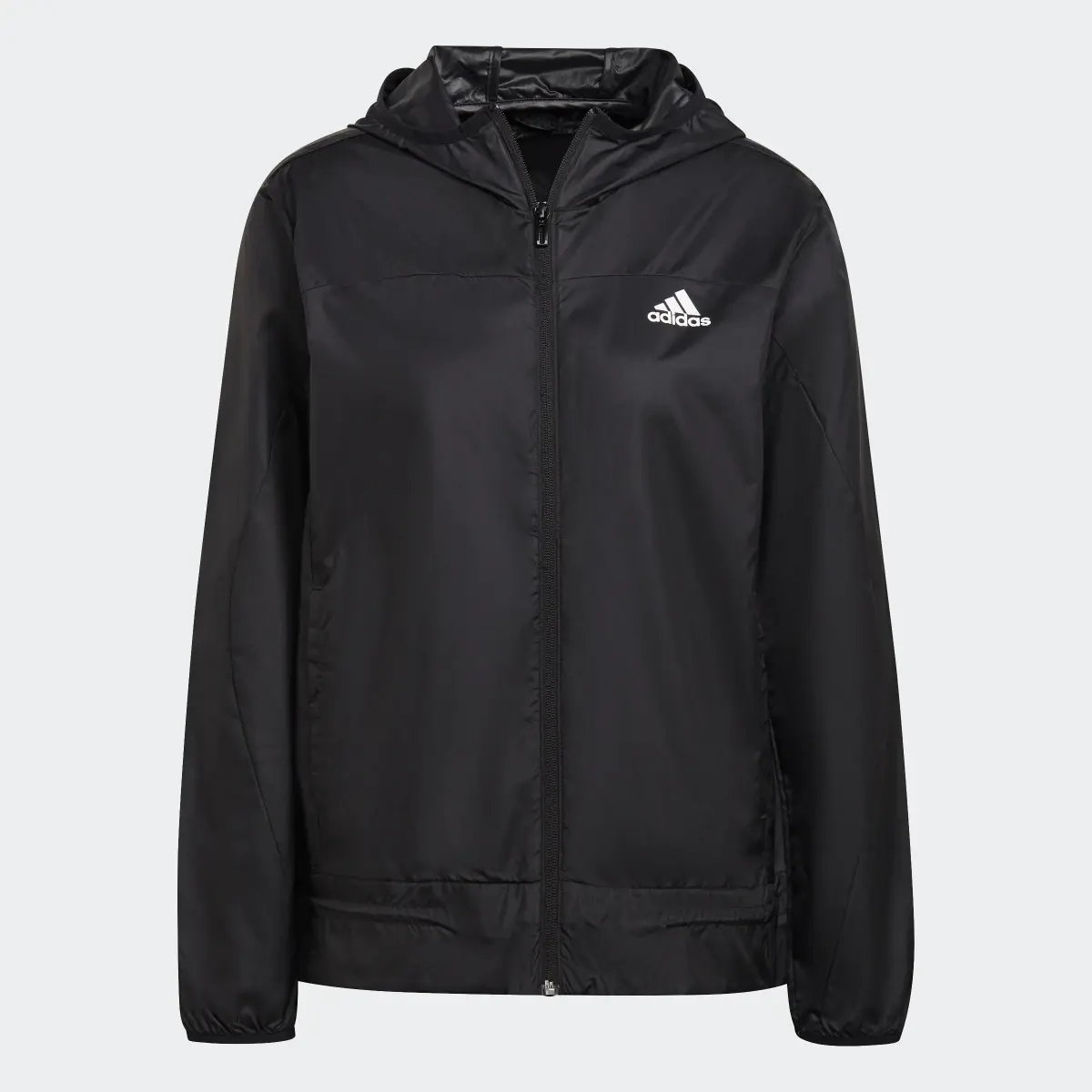 Adidas AEROREADY Logo Running Windbreaker. 1