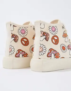 Mushroom High-Top Sneaker