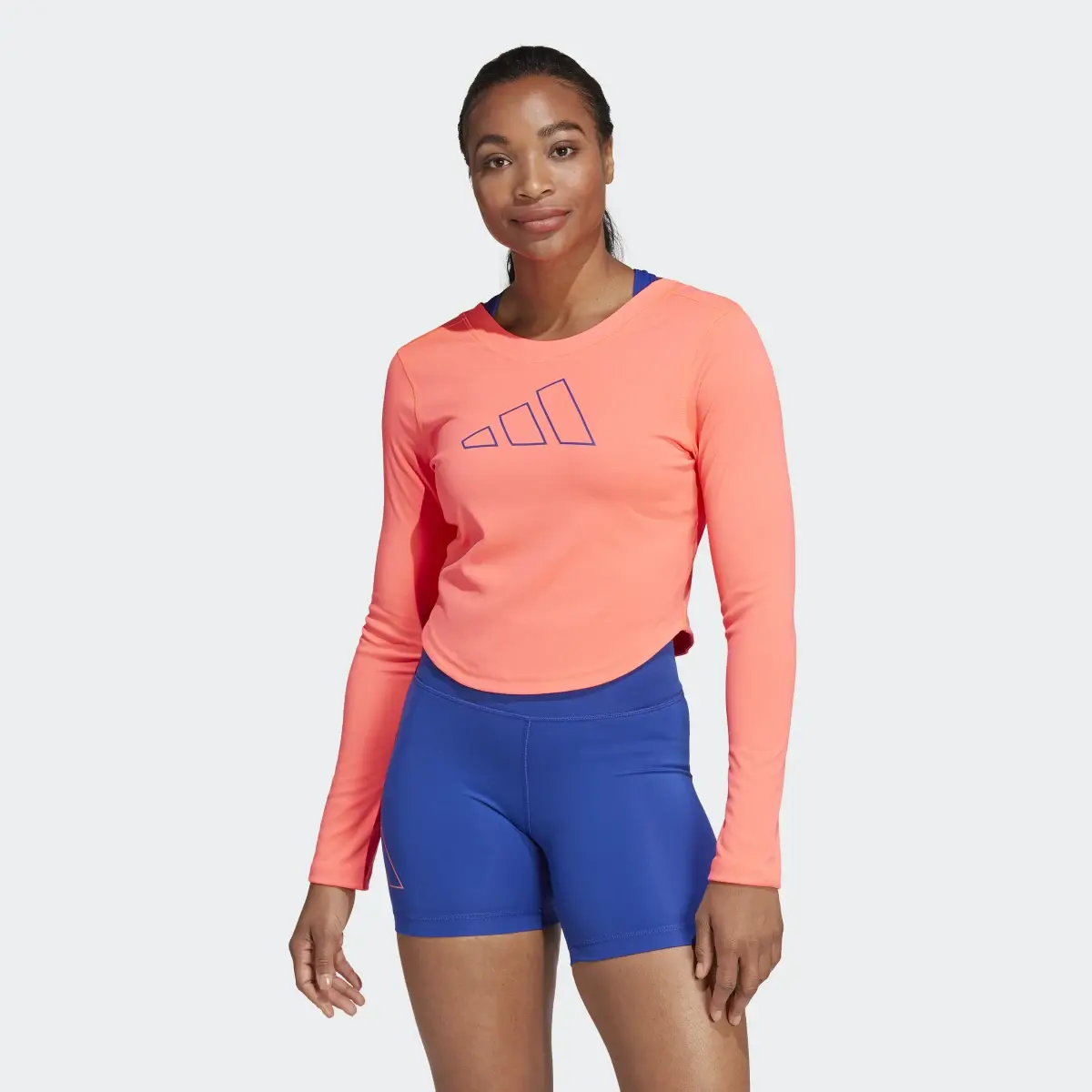 Adidas Hyperbright Training Long-Sleeve Top. 2