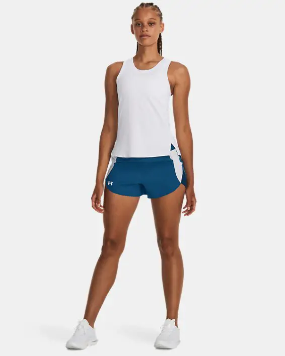 Under Armour Women's UA Fly-By Elite High-Rise Shorts. 3