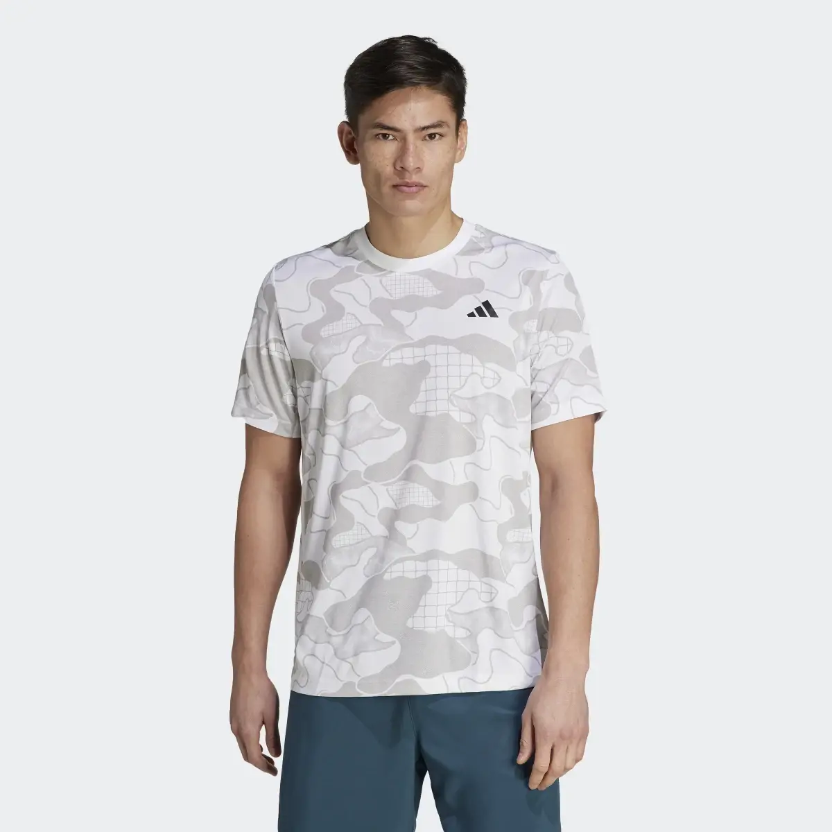 Adidas Club Graphic Tennis Tee. 2