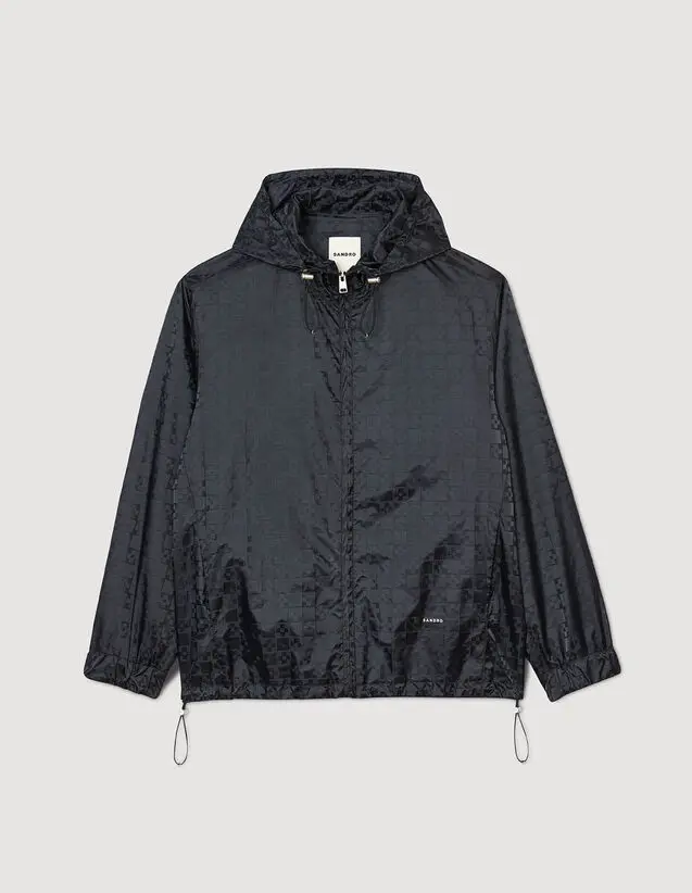 Sandro Square Cross nylon jacket. 2