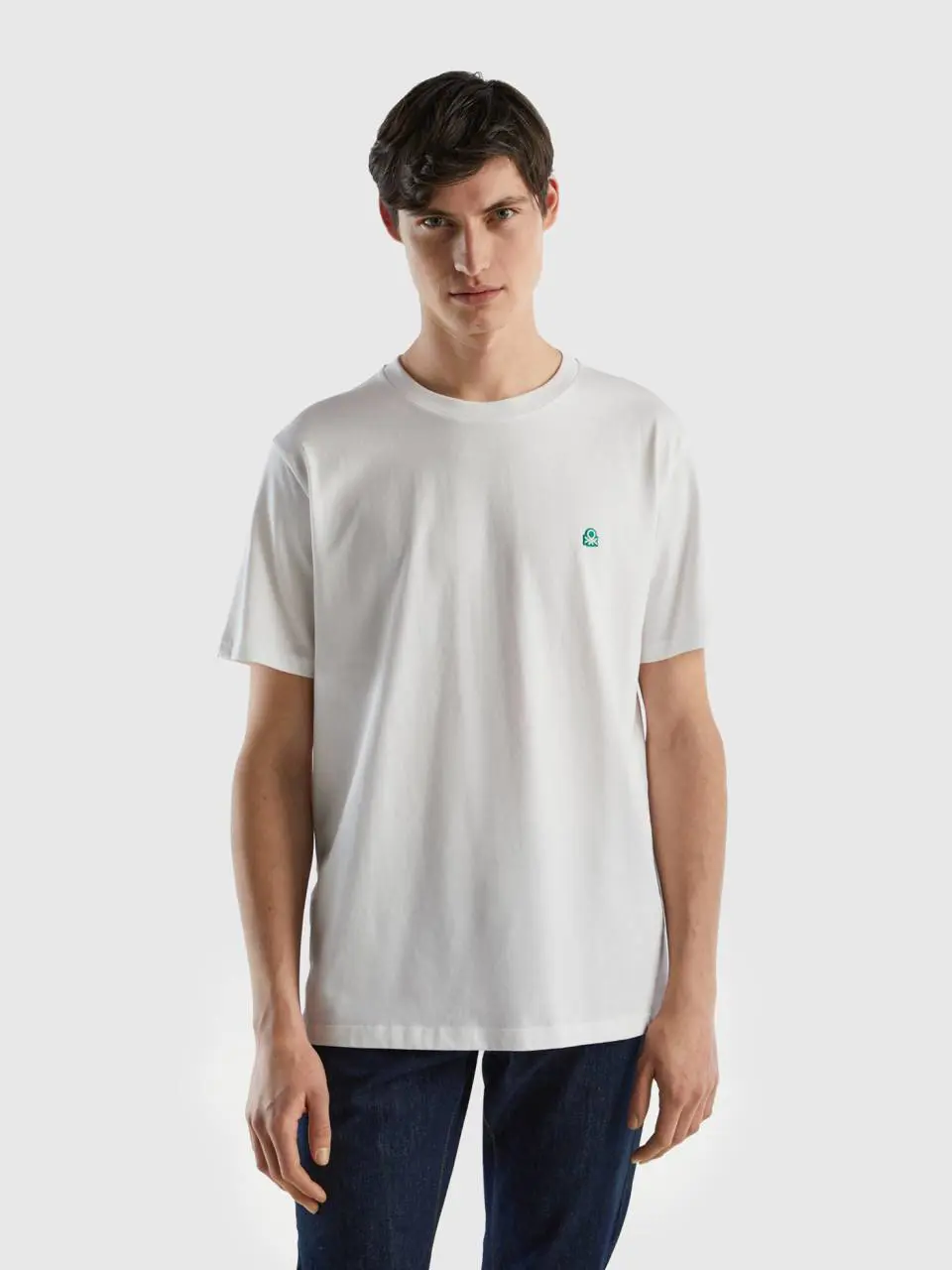 Benetton 100% organic cotton basic t-shirt. 1
