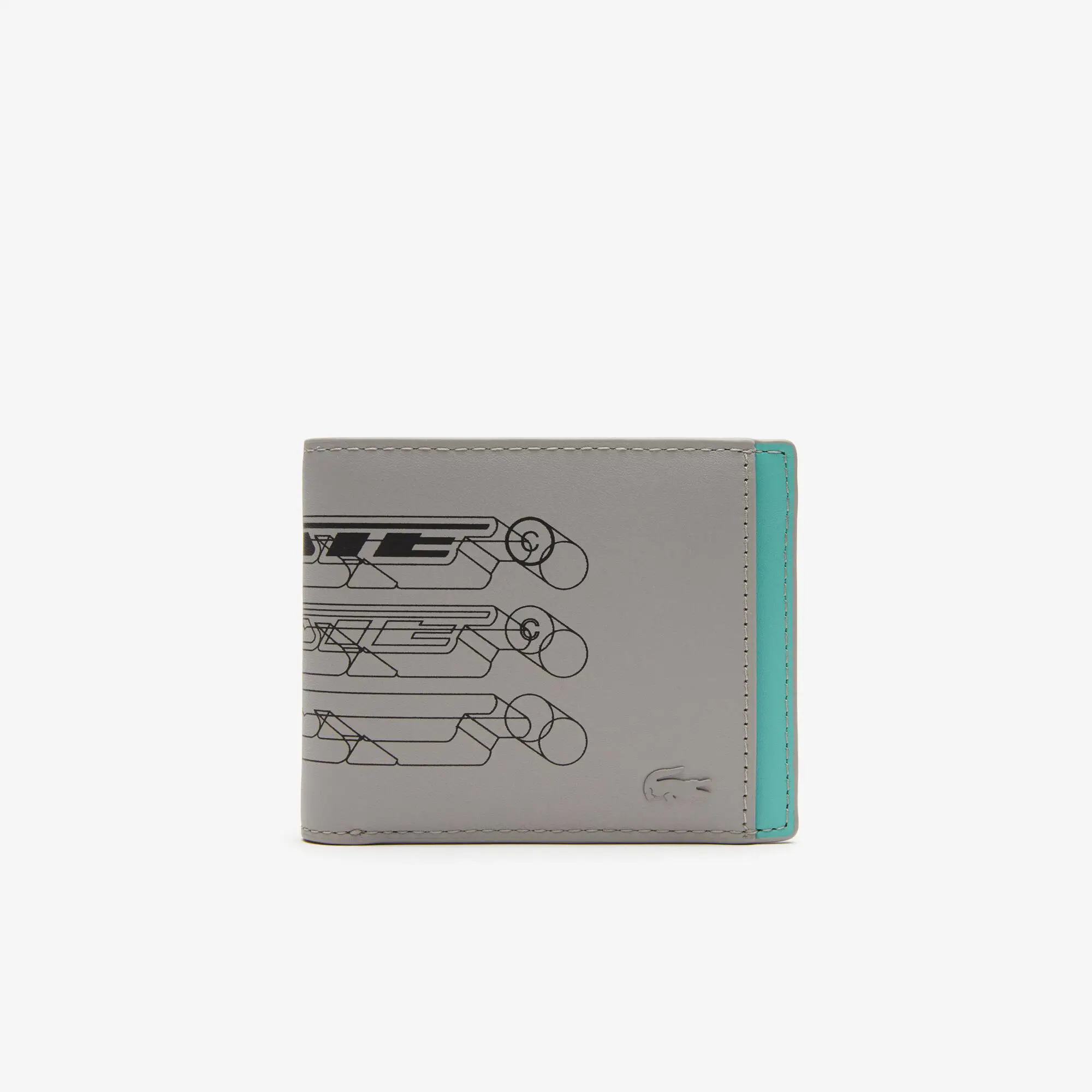 Lacoste Men’s Contrast Lining Folding Wallet. 1