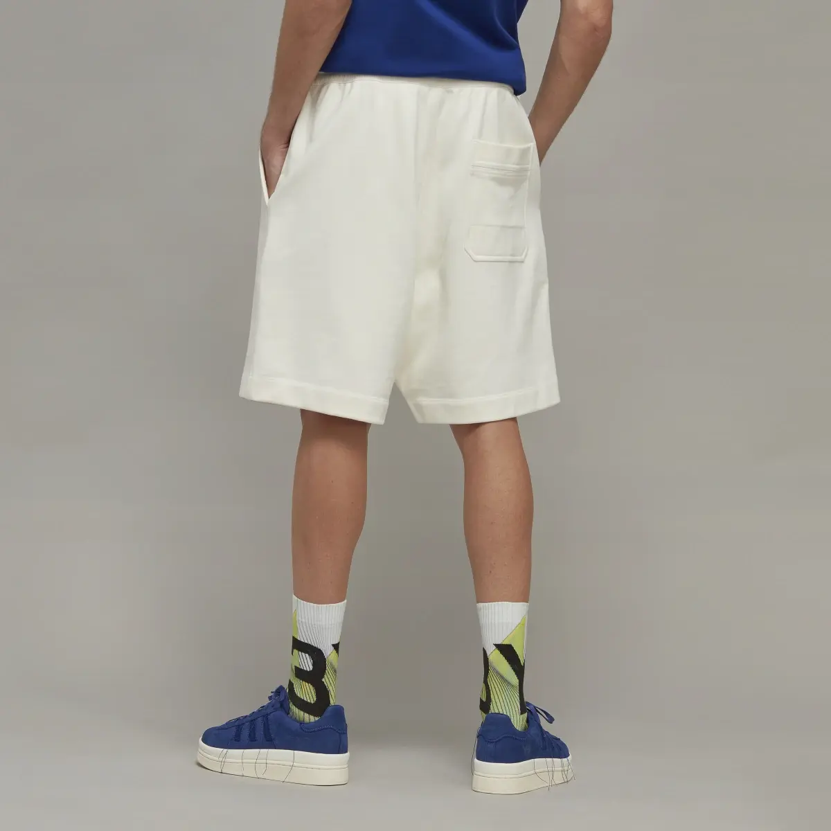 Adidas Y-3 Organic Cotton Terry Shorts. 3