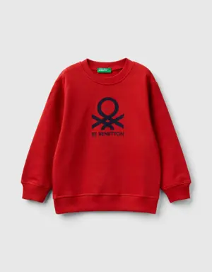 sweatshirt in 100% organic cotton