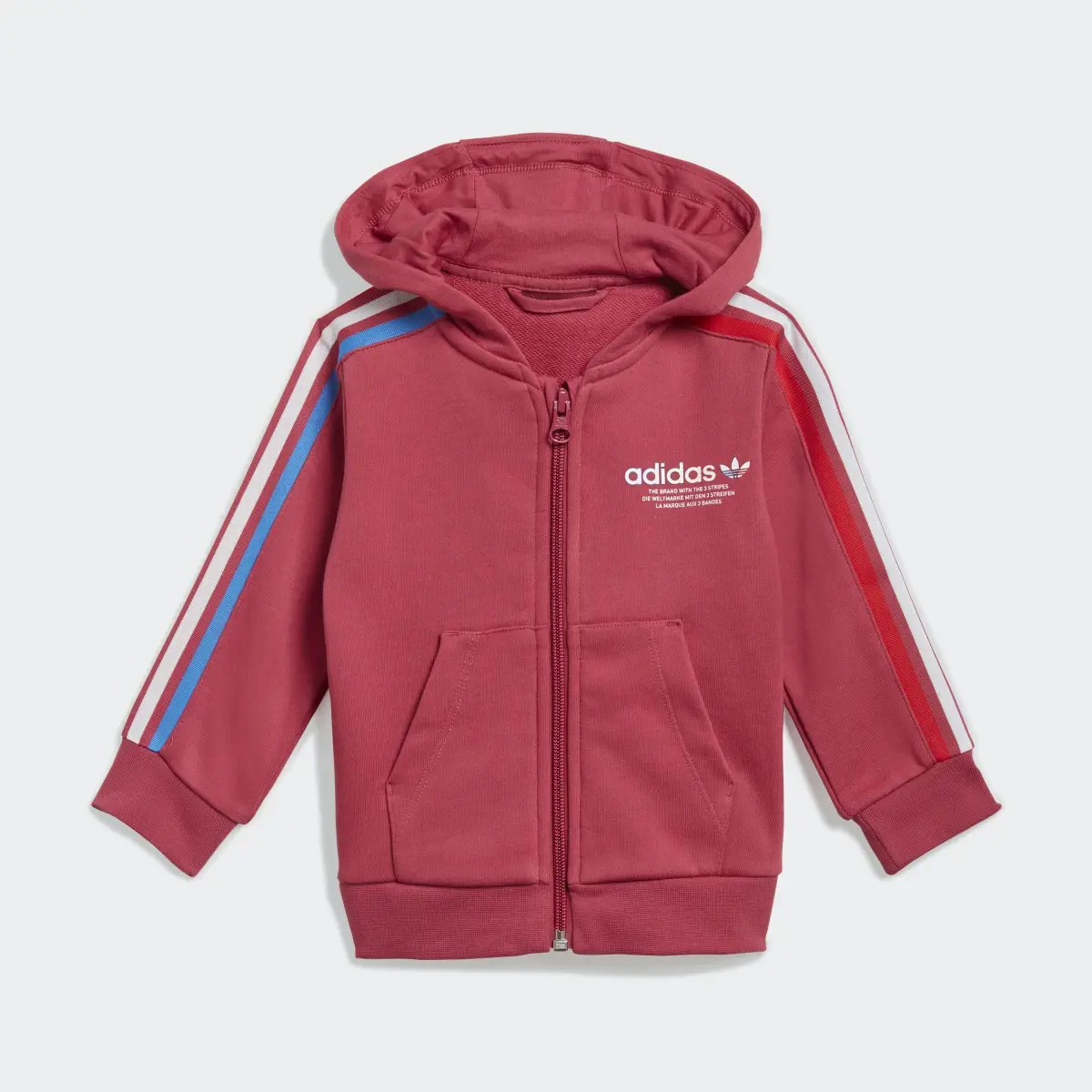 Adidas Adicolor Full-Zip Hoodie Set. 3