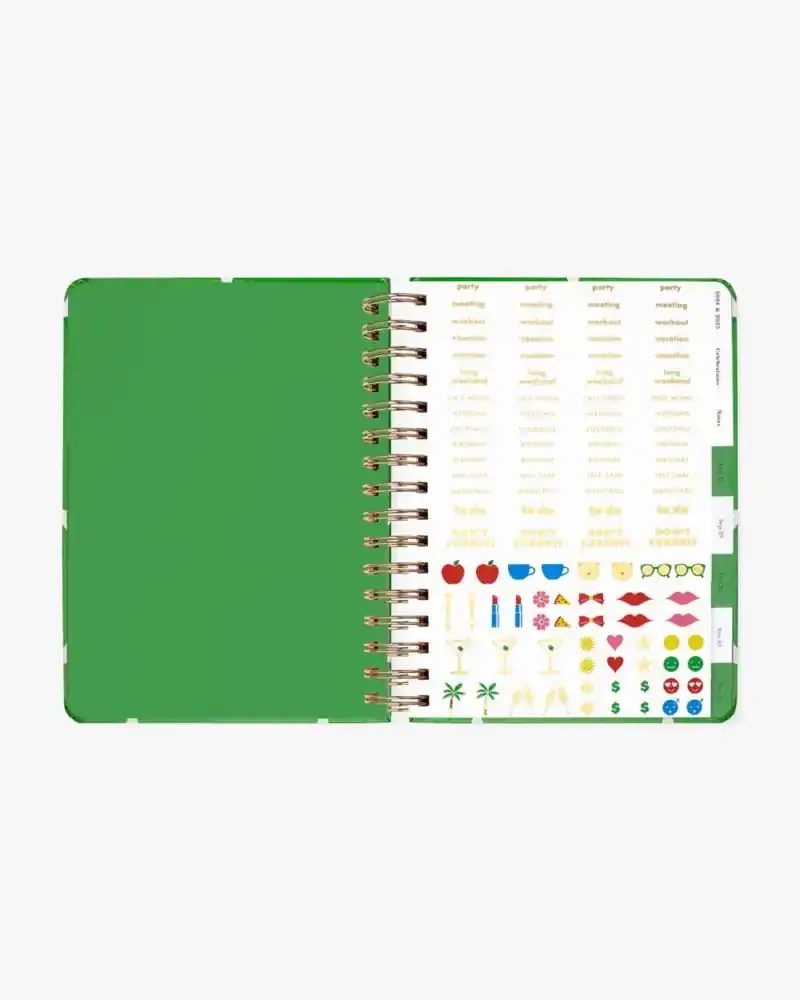 Kate Spade Joy Dot Green 2023-24 17-Month Large Planner. 3