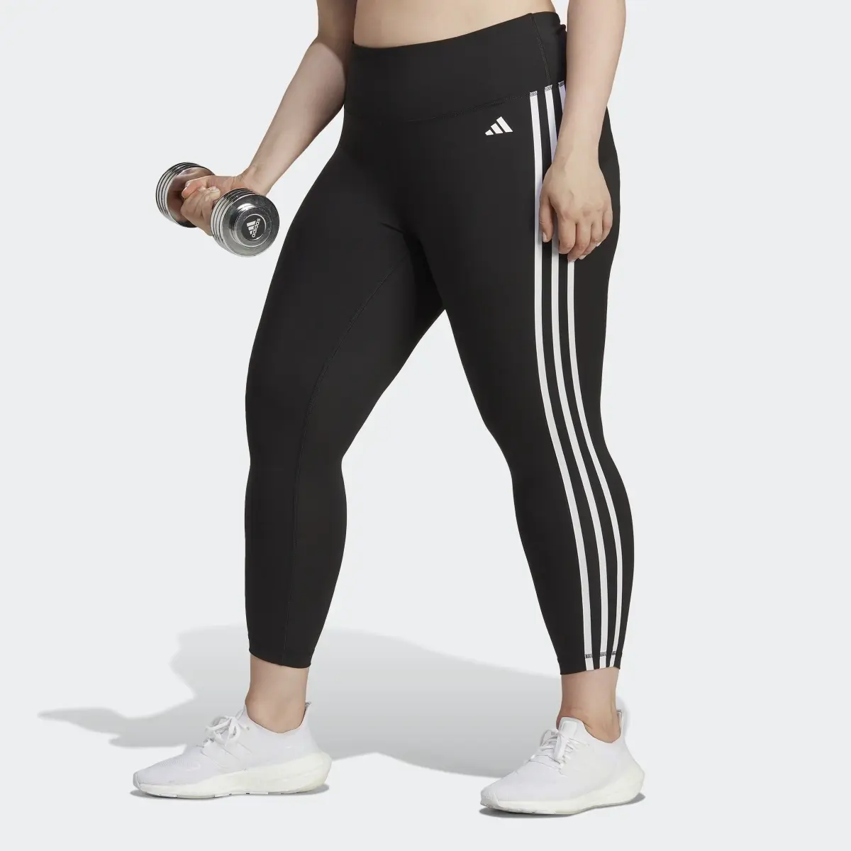 Adidas Train Essentials 3-Streifen High-Waisted 7/8-Leggings – Große Größen. 1