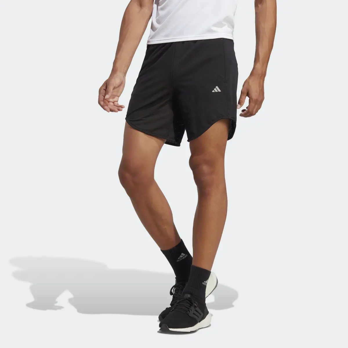 Adidas HIIT Mesh Training Shorts. 1