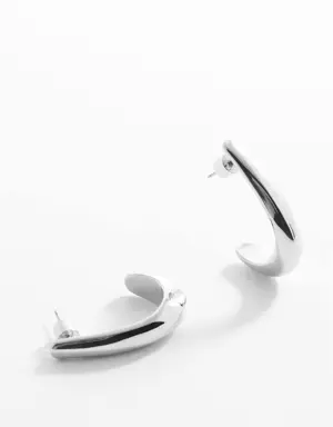 Mango Oval hoop earrings