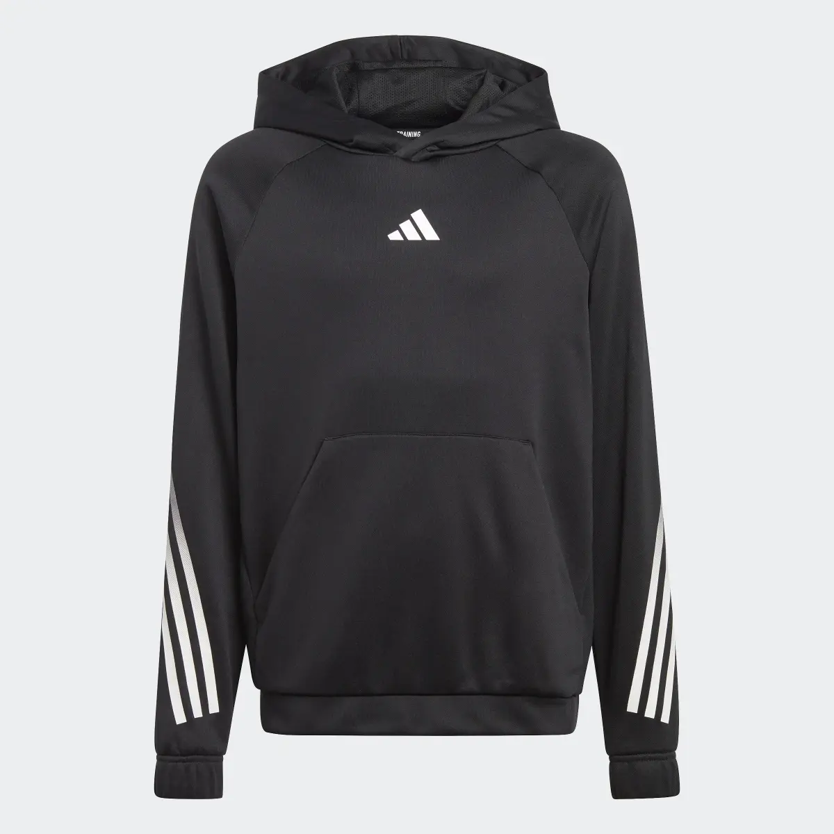 Adidas Sudadera con capucha Train Icons AEROREADY 3 bandas. 3