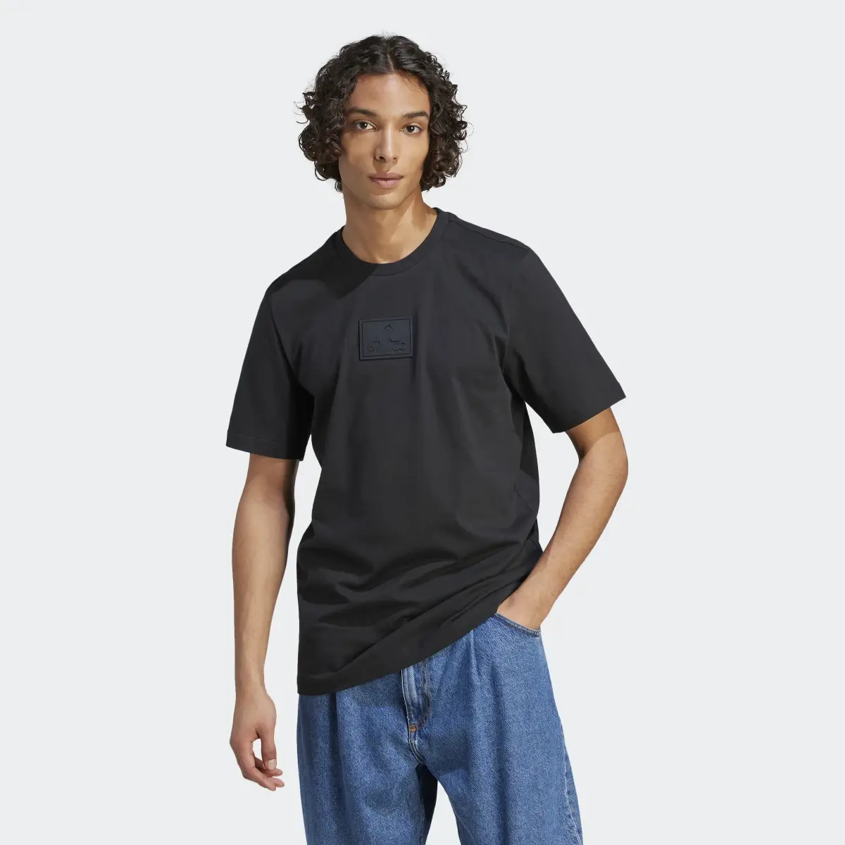 Adidas Sportswear Elevated Block Tee. 2