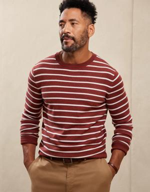 Banana Republic Cori Italian Merino Crew-Neck Sweater red