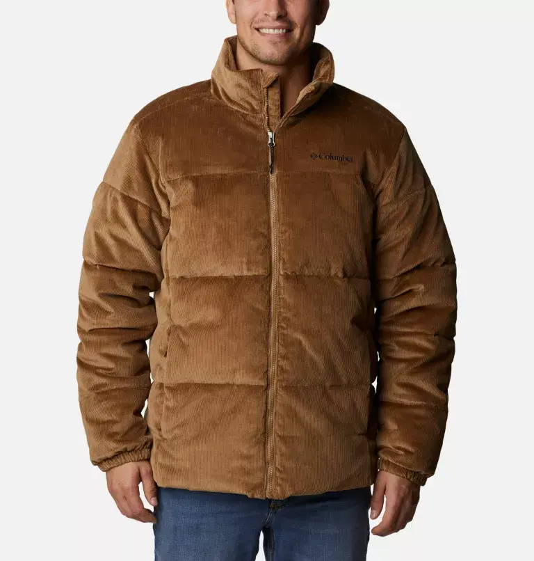 Columbia Men's Puffect™ Corduroy Puffer Jacket. 1