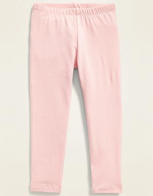 Full-Length Jersey Leggings for Toddler Girls pink