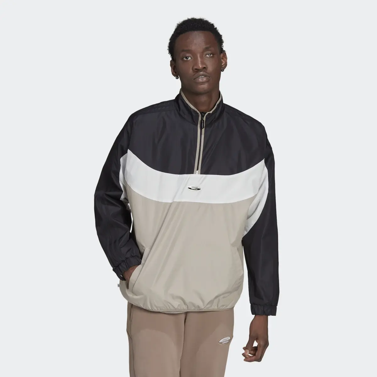 Adidas R.Y.V. Half-Zip Crew Sweatshirt. 2