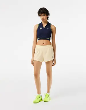 Short femme Sport Édition Roland Garros avec shorty intégré