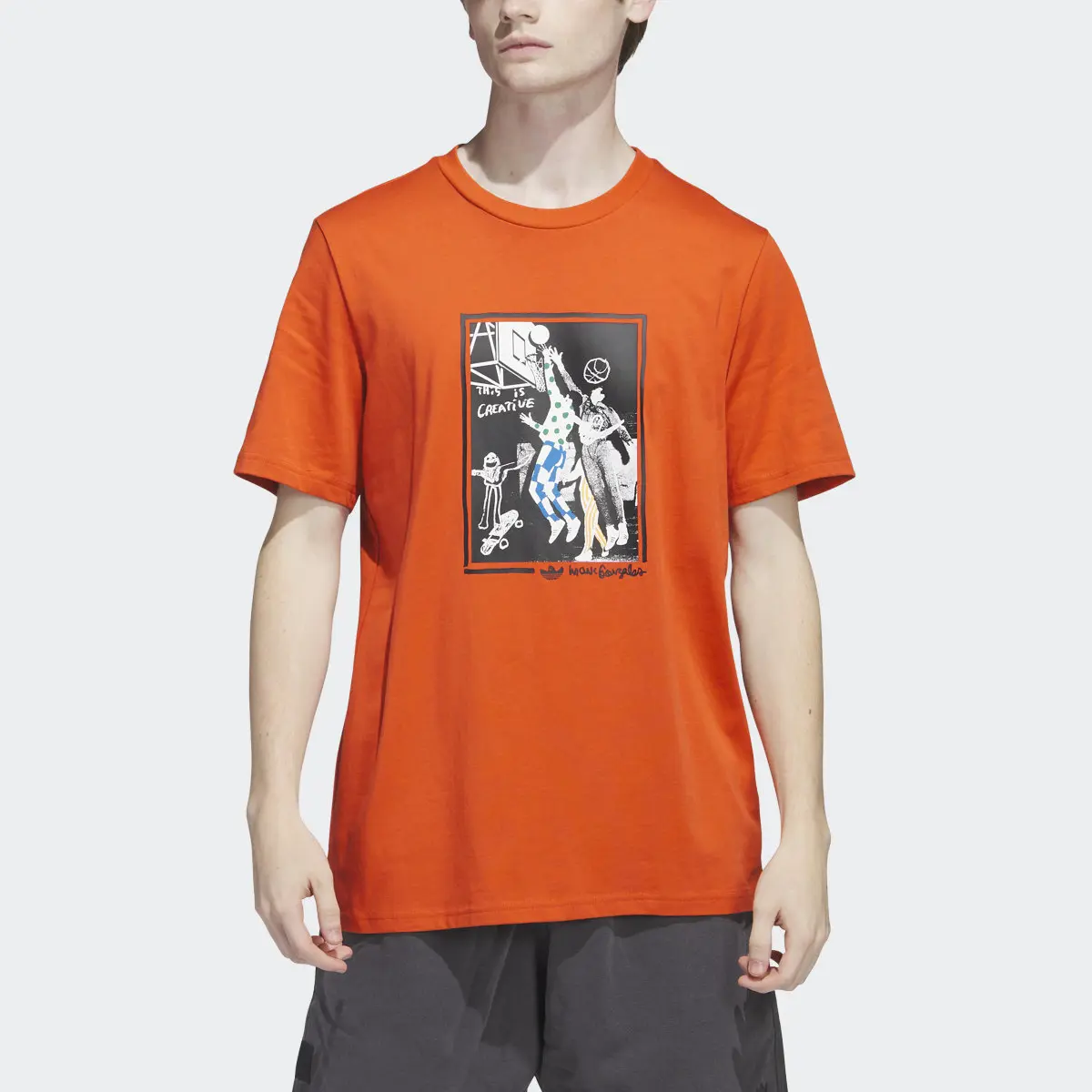 Adidas Graphic Shmoofoil Tee. 1