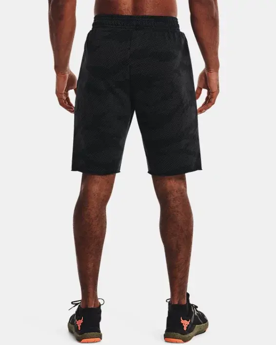 Under Armour Men's Project Rock Heavyweight Terry Shorts. 2