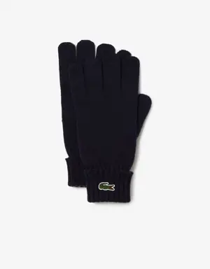 Lacoste Unisex Wool Jersey Gloves