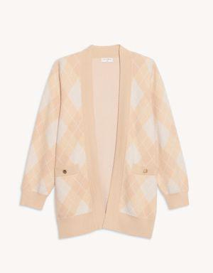 Short jacket-style coatigan Select a size and