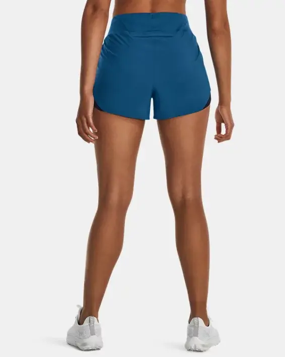 Under Armour Women's UA Fly-By Elite High-Rise Shorts. 2
