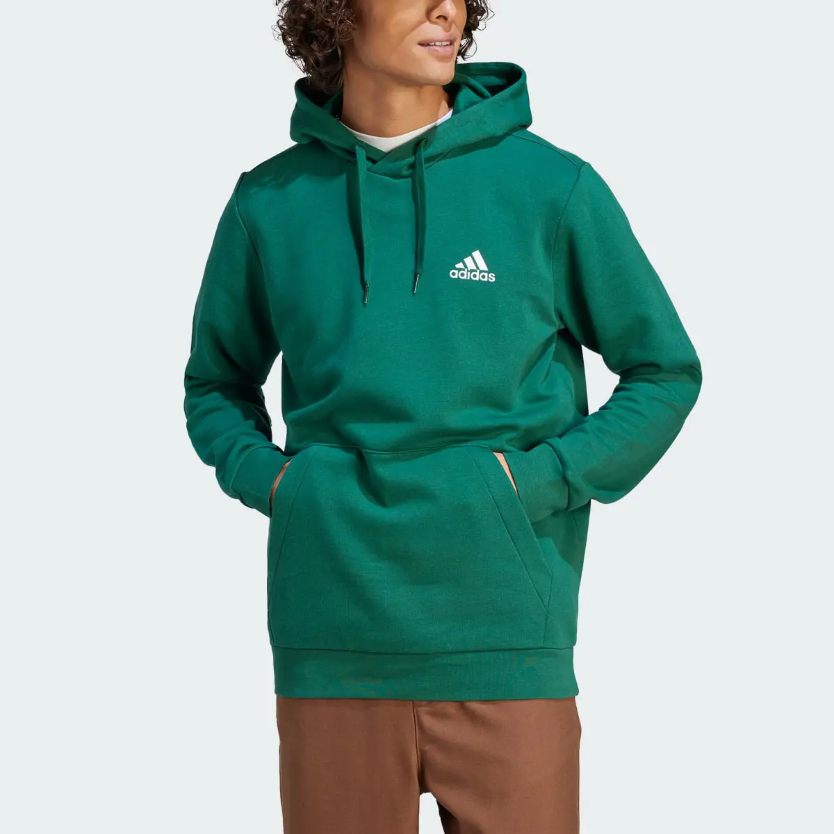 Adidas Felpa con cappuccio Essentials Fleece. 1