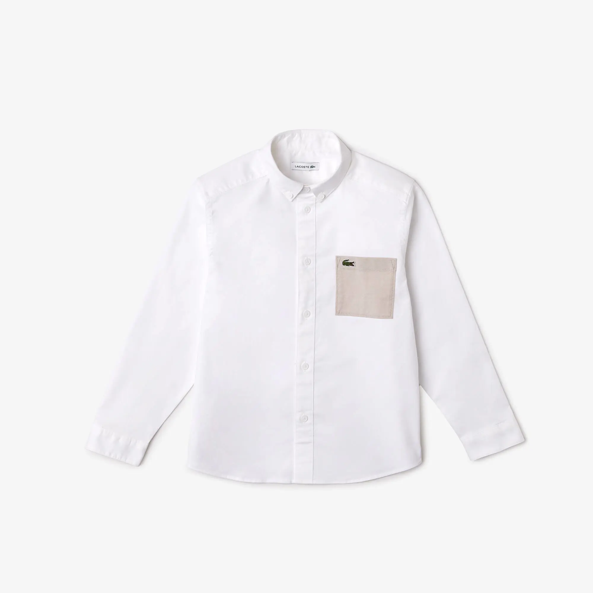 Lacoste Kids’ Lacoste Contrast Pocket Shirt. 2