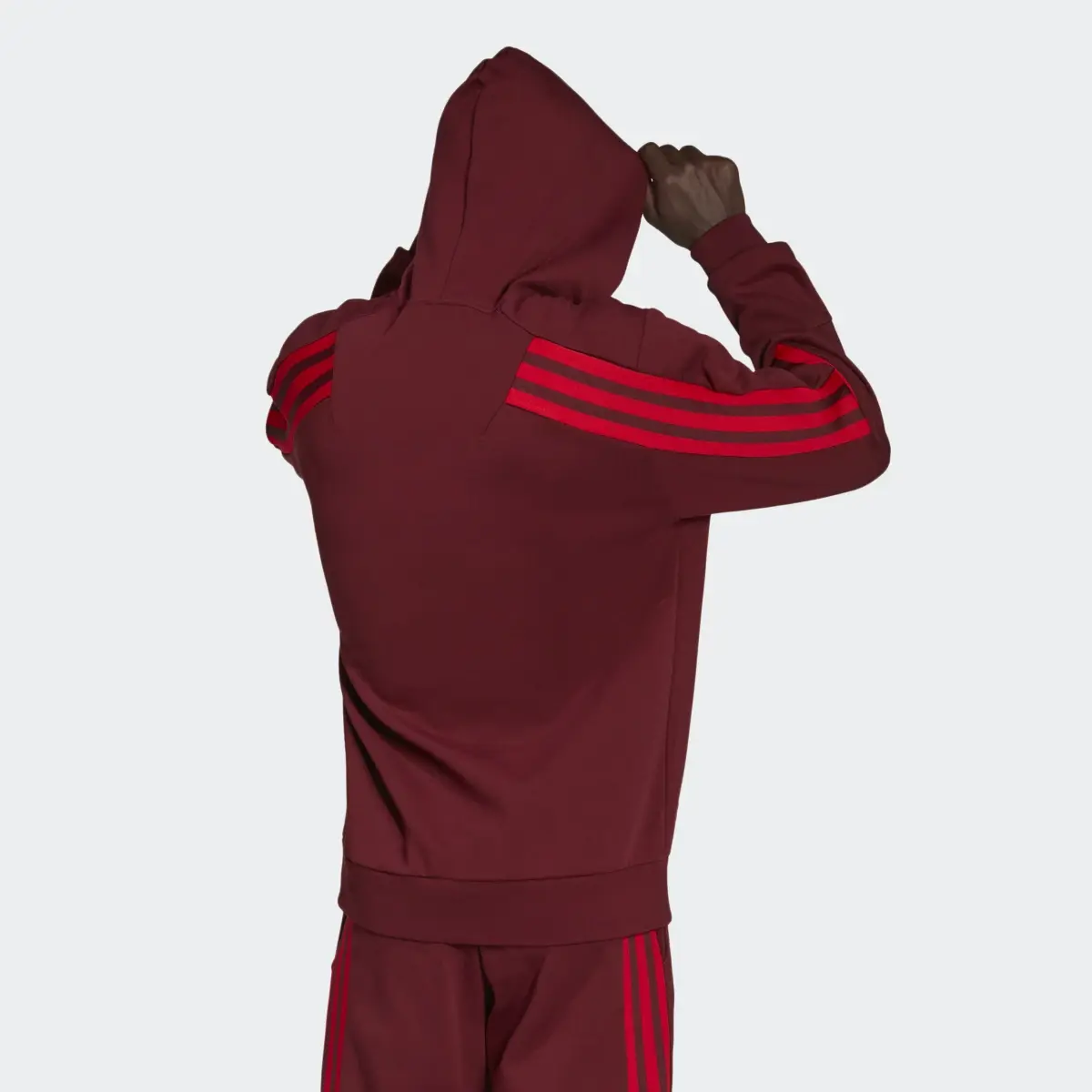 Adidas Future Icons 3-Stripes Full-Zip Hoodie. 3