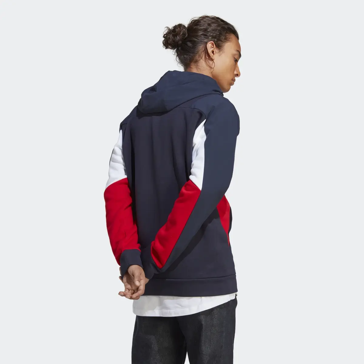 Adidas Essentials Colorblock Full-Zip Hoodie. 3