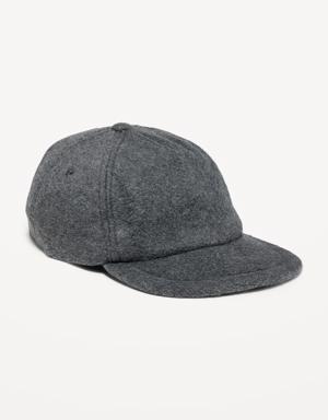 Micro Fleece Flat-Brim Hat for Boys gray