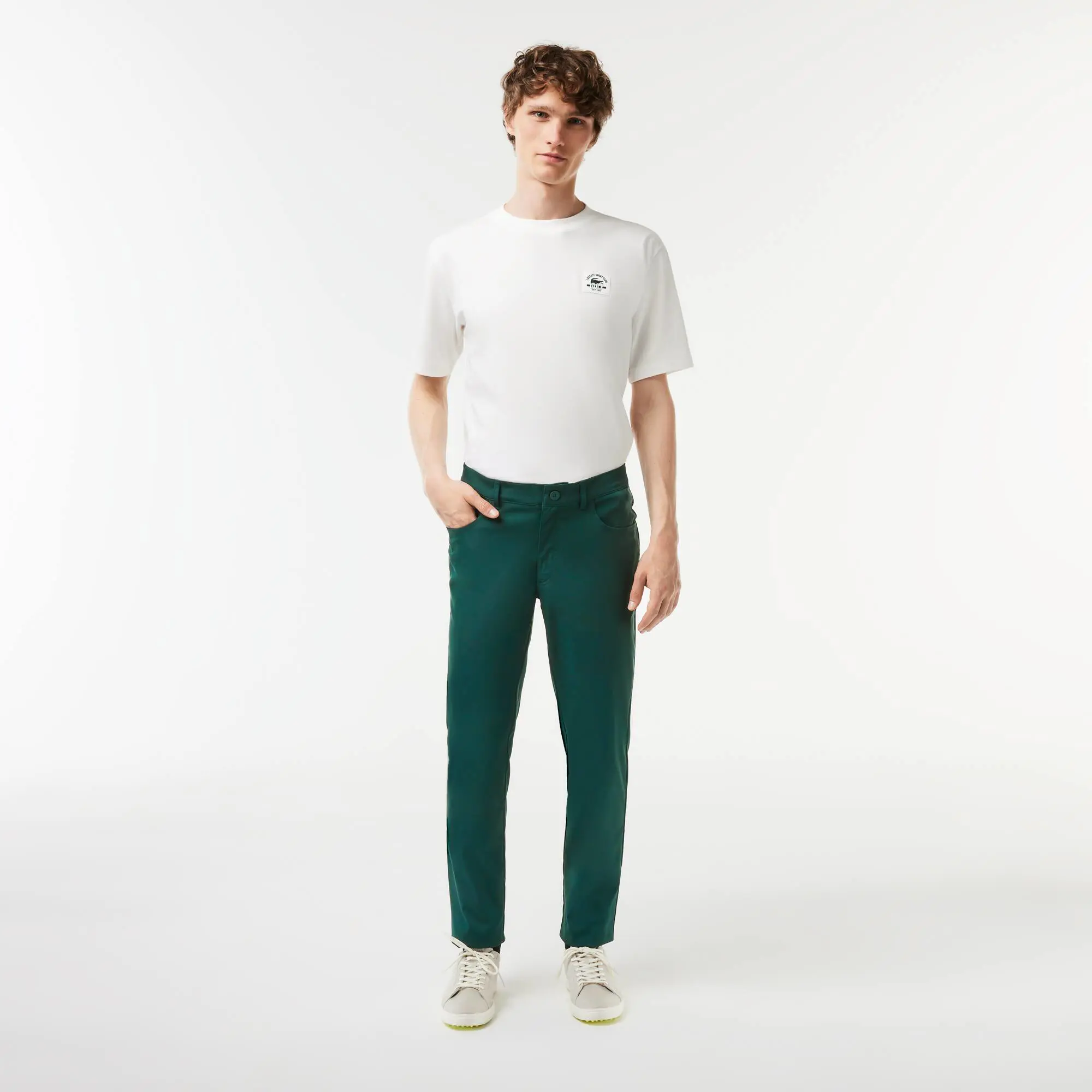Lacoste Golf trousers with grip band. 1