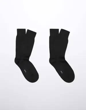 %100 pamuklu düz çorap