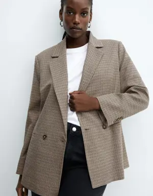 Veste croisée bouton