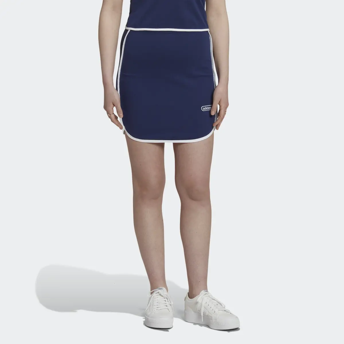 Adidas Mini Skirt with Binding Details. 1