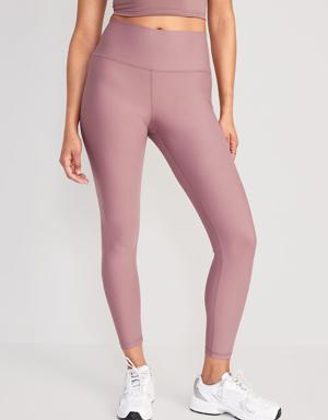 Old Navy High-Waisted PowerSoft 7/8-Length Leggings for Women pink